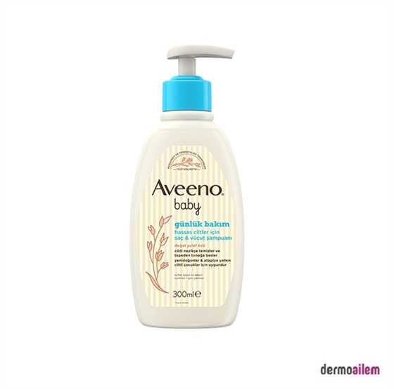 Şampuan & Duş JeliAveenoAveeno Baby Günlük Bakım Hassas Ciltler İçin Saç ve Vücut Şampuanı 300 ml