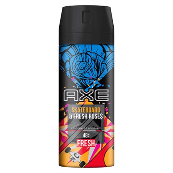 Erkek DeodorantAxeAxe deodorant Skateboard & Fresh Roses 150 ml