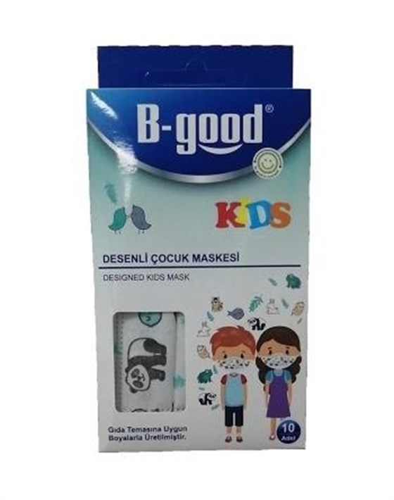 Maske & SiperlikB-GoodB-Good Kids Desenli Çocuk Maskesi 10 Adet