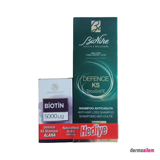 ŞampuanlarBioNikeBionike Defence KS Saç Dökülme Şampuanı 200ml-Biotin 5000 ug Hediyeli