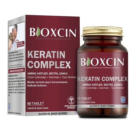 Saç Bakım ÜrünleriBioxcinBioxcin Keratin Complex 500mg 60 Tablet