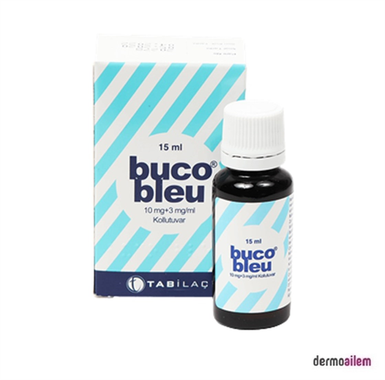 Ağız Çalkalama SularıTab İlaçBuco Bleu 15 ml