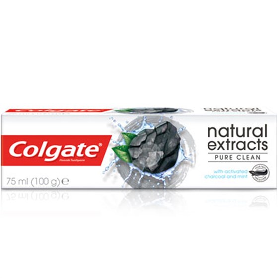 Diş MacunlarıColgateColgate Natural Extracts Aktif Kömür Karbon Temizleyici Diş Macunu 75 ml