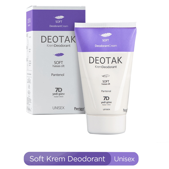 Parfüm DeodorantDeotakDeotak Unisex Krem Deodorant Soft Hassas Cilt 35 ml