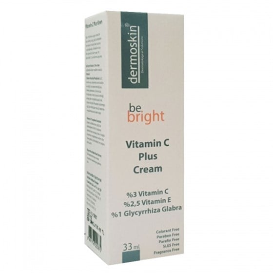 Lekeli Ciltler & AydınlatıcıDermoskinDermoskin Be Bright Vitamin C Plus Krem 33 ml