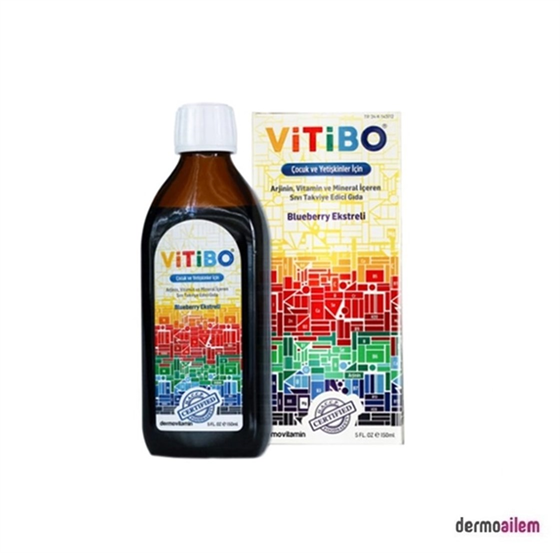 Takviye Edici GıdalarDermovitaminDermovitamin Vitibo Vitamin ve Mineral Şurup 150 ml