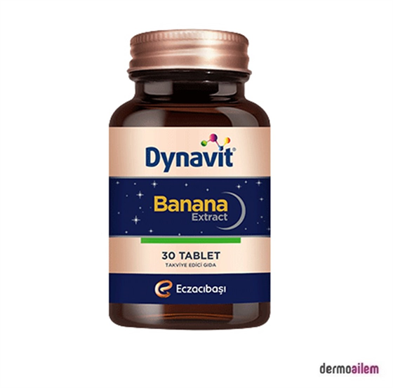 Takviye Edici GıdalarDynavitDynavit Banana Extract 30 Tablet