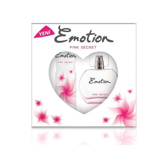 Kadın ParfümEmotionEmotion Pinc Secret Parfüm 50 ml + Emotion Pink Secret Deodorant 150 ml