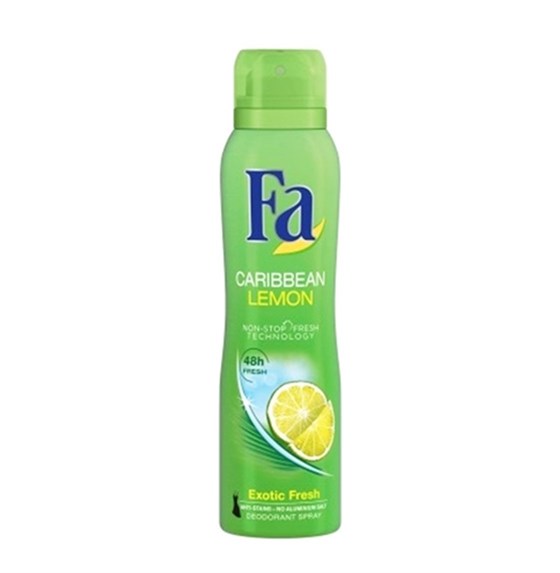 Kadın DeodorantFaFa Caribbean Lemon Deodorant Sprey 150 ml