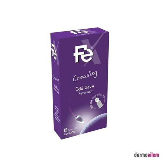 PrezervatiflerFeFe Crowling Üçlü Zevk Prezervatif 12 Adet