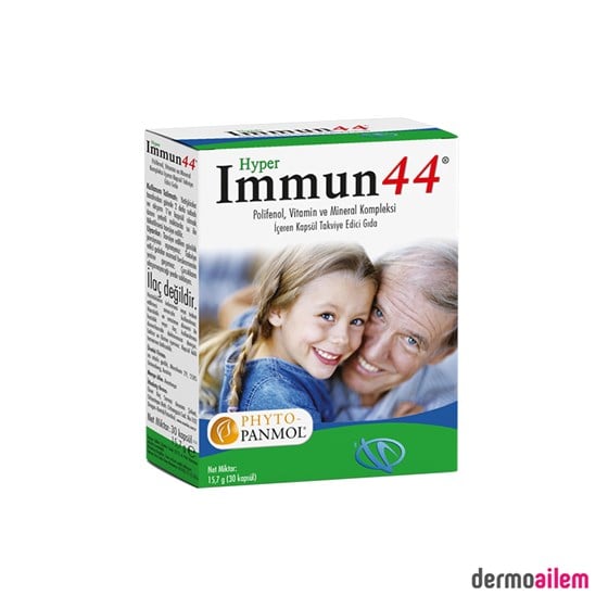 Takviye Edici GıdalarHiper FarmaHyper Immun44 Multivitamin 30 Kapsül