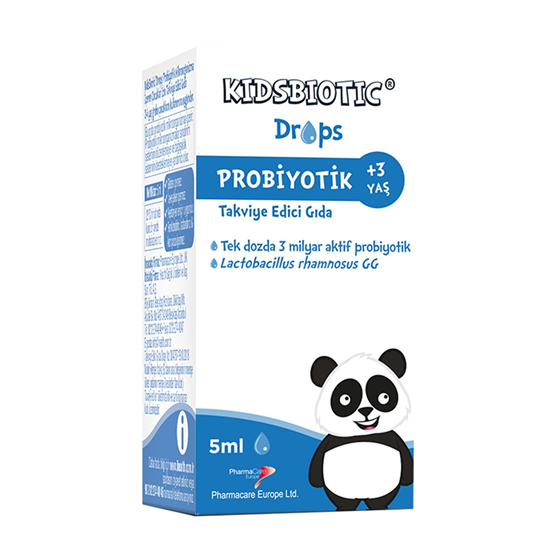 Besin Takviyesi ÜrünleriiHealthKidsbiotic Drops Probiyotik Damla 5 ml SKT:06/2022