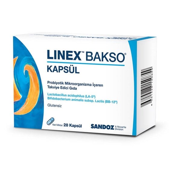 ProbiyotiklerLinexLinex Bakso Kapsül 28 Kapsül