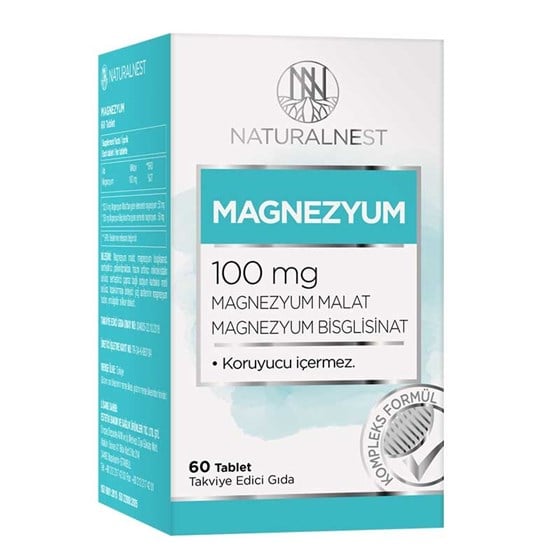 Takviye Edici GıdalarBioNikeNaturalnest Magnezyum 60 Tablet
