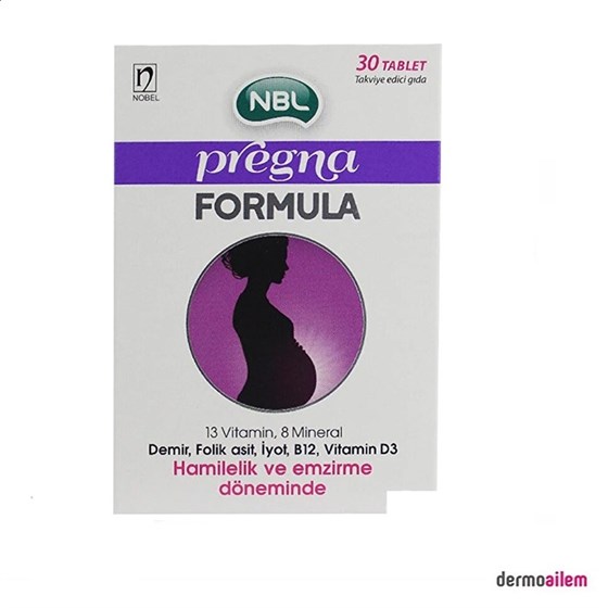 Takviye Edici GıdalarNBLNBL Pregna Formula 30 Tablet