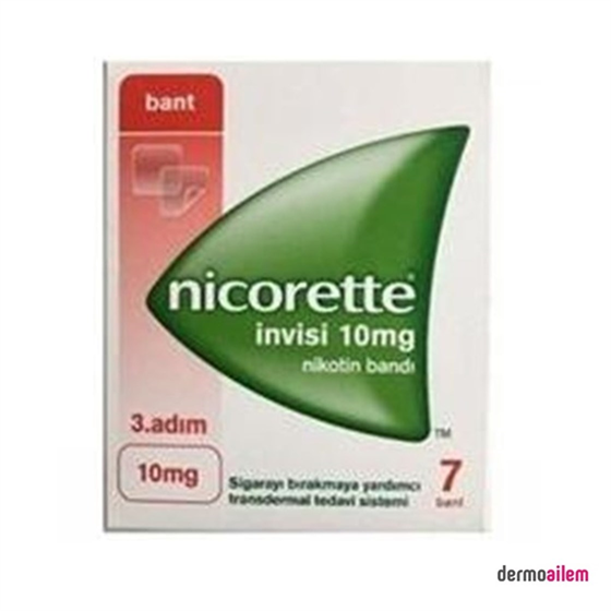 Vücut SağlığıNicoretteNicorette Invisi 3.adım 10 mg Nikotin Bandı