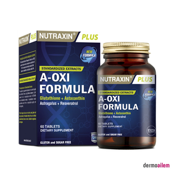 Takviye Edici GıdalarNutraxinNutraxin A-Oxi Formula 60 Kapsül