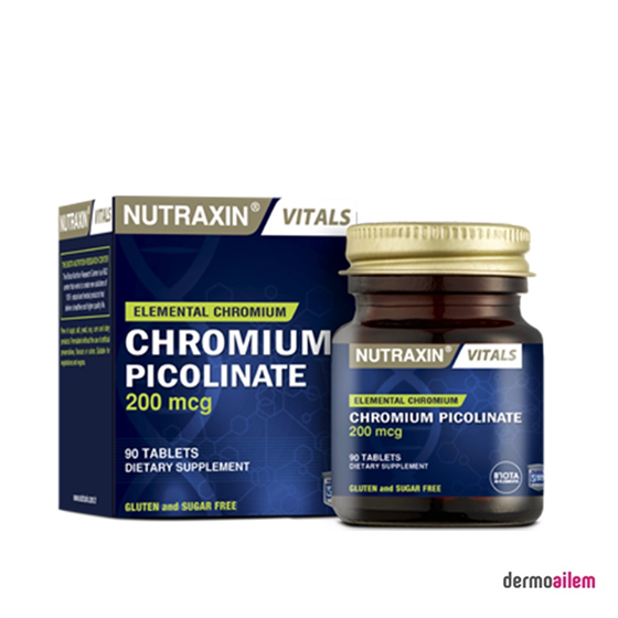 Takviye Edici GıdalarNutraxinNutraxin Chromium Picolinate 90 Kapsül