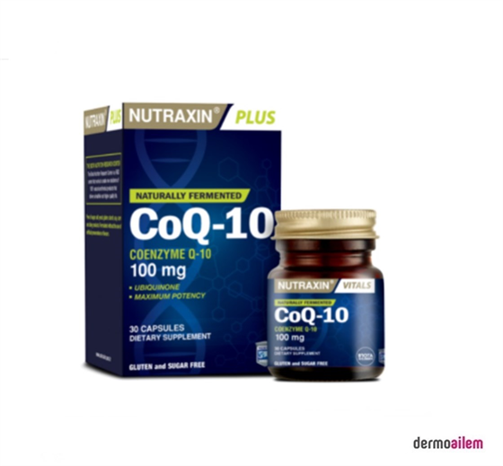 Takviye Edici GıdalarNutraxinNutraxin CoQ-10 30 Kapsül