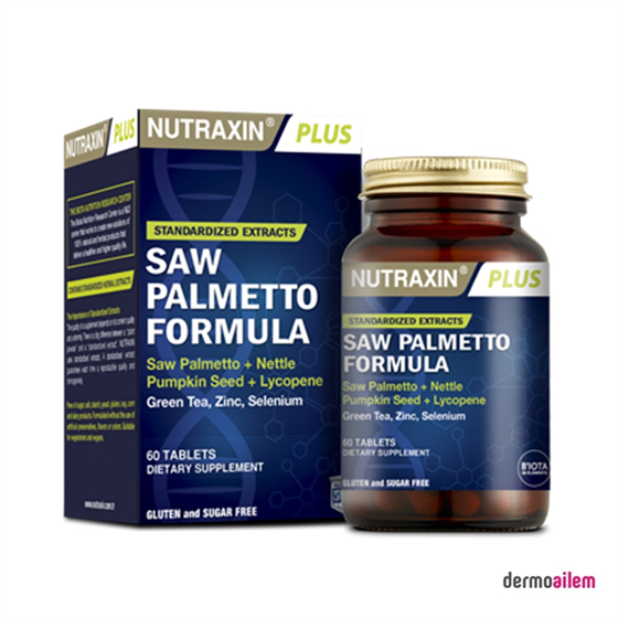 Vitamin SağlıkNutraxinNutraxin Plus Saw Palmetto Formula 60 Tablet