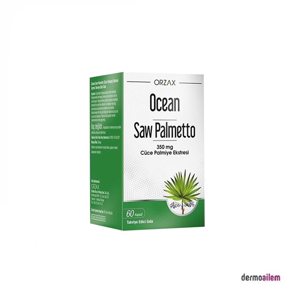 Takviye Edici GıdalarOrzaxOcean Saw Palmetto 350 mg 60 Kapsül