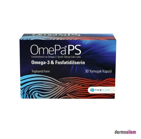 Omega 3 & Balık YağlarıTab İlaçOmepa PS 30 Yumuşak Kapsül