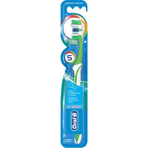Diş FırçalarıOral-BOral-B Diş Fırçası Complete 5 Yönlü Temizlik 40 Orta