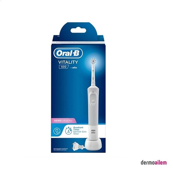 Diş FırçalarıOral-BOral-B Vitality 100 Sensi Ultra Thin Şarj Edilebilir Diş Fırçası