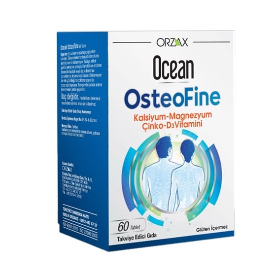 Takviye Edici GıdalarOrzaxOrzax Ocean OsteoFine Takviye Edici Gıda 60 Tablet