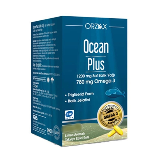 Omega 3 & Balık YağlarıOrzaxOrzax Ocean Plus 30 Kapsül