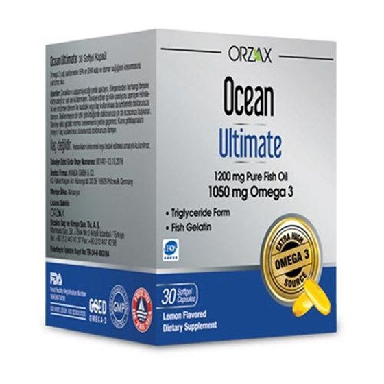 Takviye Edici GıdalarOrzaxOrzax Ocean Ultimate 30 Kapsül