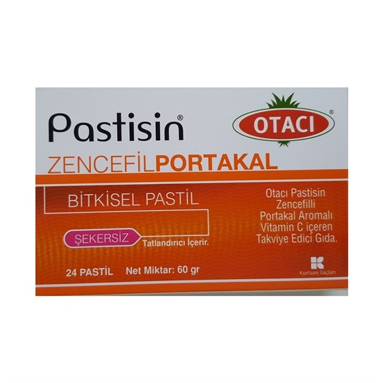 Takviye Edici GıdalarOtacıOtacı Pastisin Zencefil - Portakal 24 Pastil 60 gr