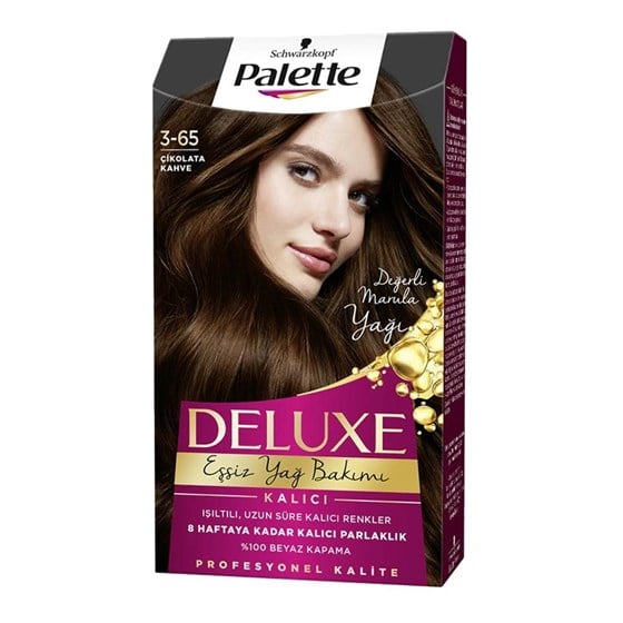 Saç BoyalarıPALETTEPalette Deluxe 3-65 Çikolata Kahve Saç Boyası