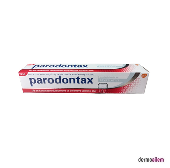 Diş MacunlarıParodontaxParodontax Geliştirilmiş Tat Beyazlatıcı Diş Macunu 75 ml