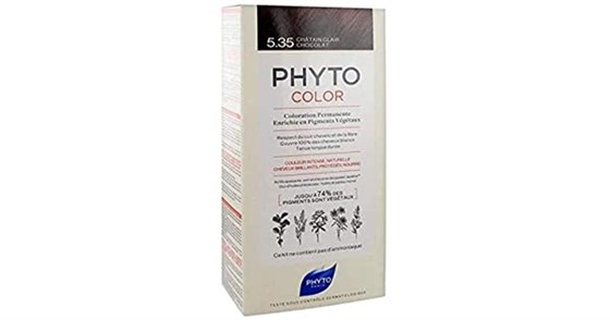 Saç BoyalarıPhytoPhyto Phytocolor Bitkisel Saç Boyası 5.35 - Açık Kestane Dore Akaju