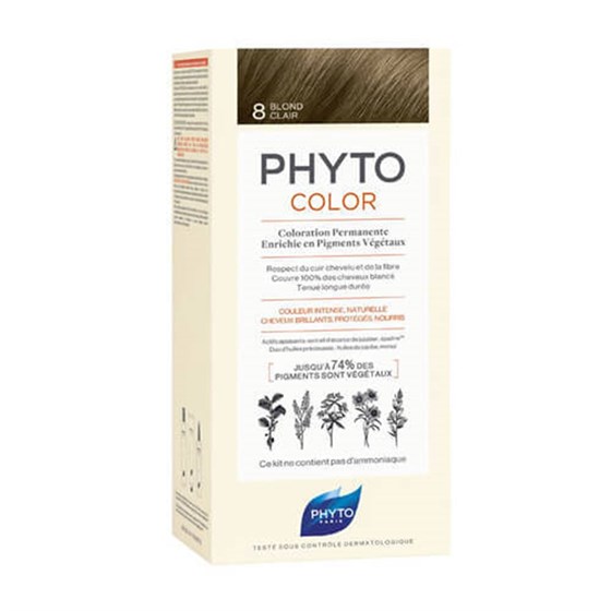 Saç BoyalarıPhytoPhyto Phytocolor Bitkisel Saç Boyası 8 Sarı