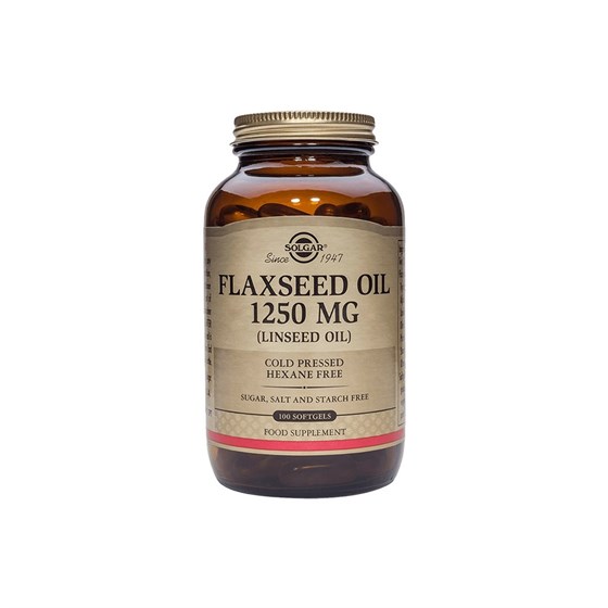 Takviye Edici GıdalarSolgarSolgar Flaxseed Oil 1250 mg 100 Kapsül