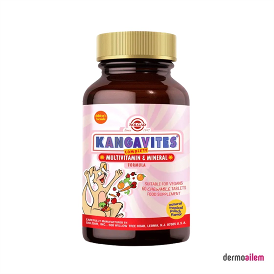 Takviye Edici GıdalarSolgarSolgar Kangavites Multivitamin 60 Tablet