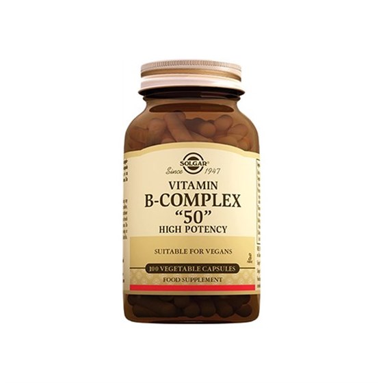 Takviye Edici GıdalarSolgarSolgar Vitamin B-Complex 50 100 Kapsül