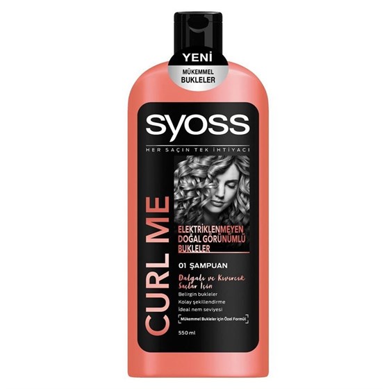 ŞampuanlarSyossSyoss Curl Me - Dalgalı ve Kıvırcık Saçlar için Şampuan 550 ml