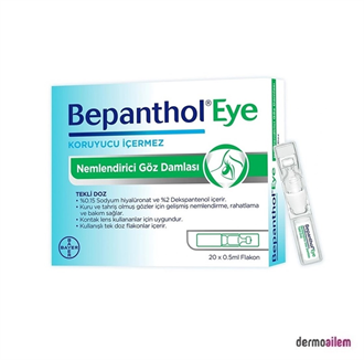 Göz SağlığıBepantholBepanthol Eye Nemlendirici Göz Damlası 0,5 ml x 20 Flakon