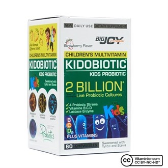 ProbiyotiklerBigjoyBigjoy Vitamins Kidobiotic 60 Çiğneme Tableti