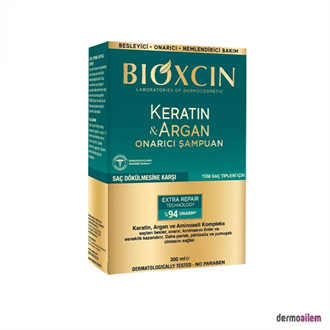 KategorisizDermo AilemBioxcin Keratin & Argan Onarıcı Şampuan 300 ml