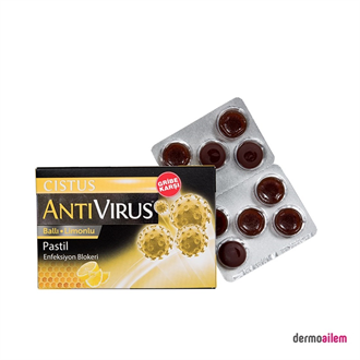 Takviye Edici GıdalarCistusCistus Antivirus Ballı Limonlu 10 Pastil