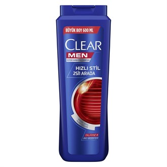 ŞampuanlarClearClear Men 2'si Bir Arada Hızlı Stil Şampuan 600 ml