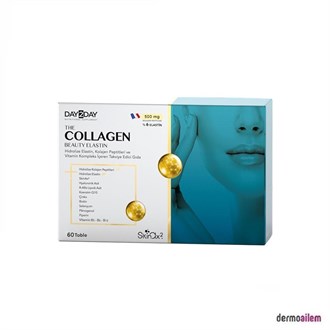 Kolajen ( Collagen )Day2DayDay2Day The Collagen Beauty Elastin 500 mg 60 Tablet