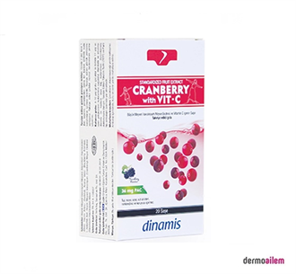 Takviye Edici GıdalarDinamisDinamis Cranberry with Vit-C 20 Saşe