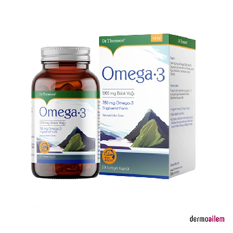 Omega 3 & Balık YağlarıDr.ThomsonDr.Thomson Omega 3 Balık Yağı 1200 mg 50 Kapsül
