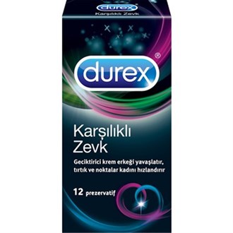 PrezervatiflerDurexDurex Karşılıklı Zevk 12'li Prezervatif