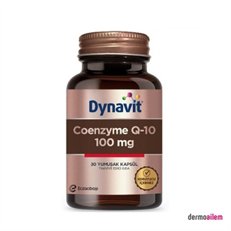 Takviye Edici GıdalarDynavitDynavit Coenzyme Q-10 100 mg 30 Kapsül